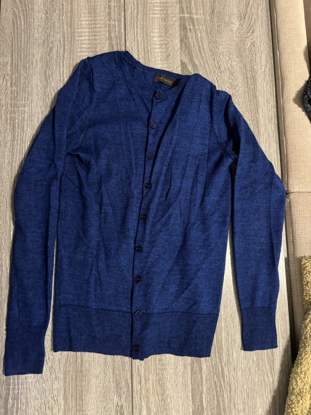The Limited Blue Women’s Button-Up Cardigan Sweater